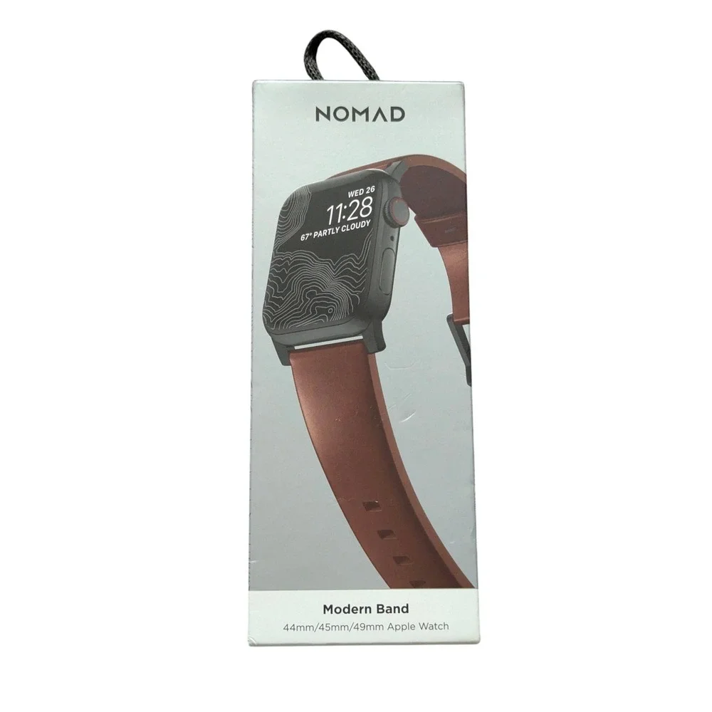 003U Nomad Modern Band Leather Apple Watch 1-9 Series, Ultra 1-2, SE‎ 44/45/49mm